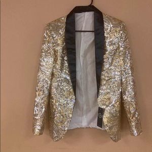 Gold And Sliver And Black Trim